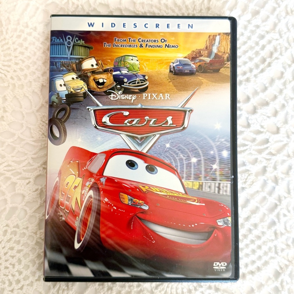 Disney Pixar Cars Widescreen DVD Clean Disc